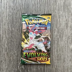 Pokemon: Sword & Shield- Evolving Skies Booster Pack- NEW/FACTORY SEALED (x1) - Image 1