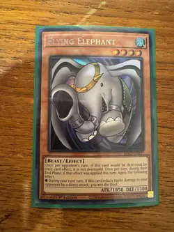 Yugioh Flying Elephant (Silver) Battles of Legend: Chapter 1 BLC1-EN017 Ultra NM - Image 1