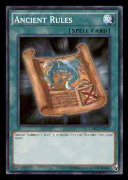 Yugioh Ancient Rules #LDK2-ENK27 Legendary Decks II LP - Image 1