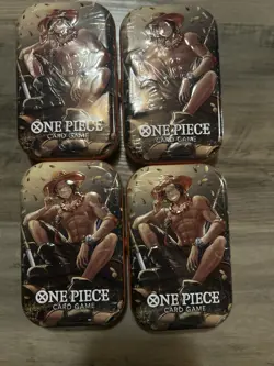 One Piece Card Game Mini Tin Vol. 2 Lot of 4 – Random Art Tins OP-13 Sealed - Image 1