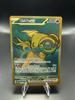 Pokemon Chi-Yu ex 241/091 SV: Paldean Fates Pokemon Card NM - Image 1