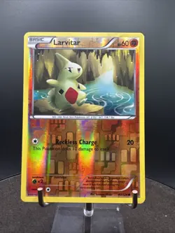 Larvitar 40/124 Reverse Holo Rare XY Fates Collide Pokemon Card - Image 3