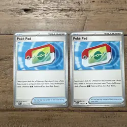 2x Pokemon TCG Poke Poke Pad Ascended Heroes (Common) Trainer Card 198/217 - Image 1