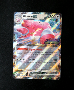 Pokemon Card TCG - Blissey EX 134/167 - Twilight Masquerade Stamped Promo - NM ⭐ - Image 1