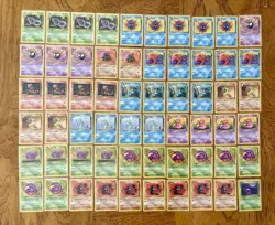 Vintage Fossil Pokemon Cards 182 Lot WOTC Unlimited (182 cards between 2-62) - Image 3