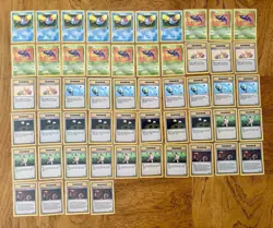 Vintage Fossil Pokemon Cards 182 Lot WOTC Unlimited (182 cards between 2-62) - Image 5