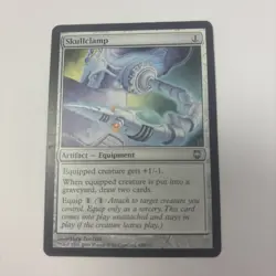 Skullclamp Darksteel Mtg Magic the Gathering LP Light Play 140 / 165 Card Draw - Image 1