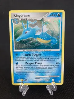 Pokemon Card Kingdra Lv.52 Legends Awakened Holo Rare W/ Swirl - Image 1