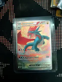 Pokemon TCG Salamence EX Journey Together Special Illustration Rare Card 187/159 - Image 1