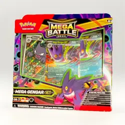 Pokemon Mega Battle Deck Mega Gengar ex Foil Cards English 60 Card Deck 2025 - Image 1