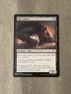 MTG ** Rat Colony ** The List - Image 1