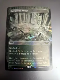 Magic the Gathering #332 Hushwood Verge Foil - Image 1