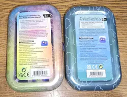 Pokemon Sinnoh Stars & Paldean Fates Mini Tin - Lot of 2 Collectible Boxes - Image 2