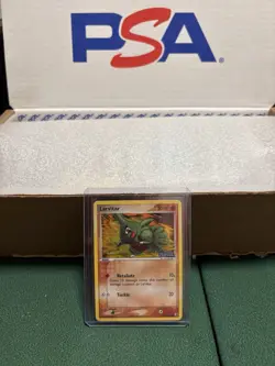 Pokemon TCG: EX Unseen Forces Larvitar #61/115 Reverse Stamped Holo, MP/LP - Image 1