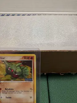 Pokemon TCG: EX Unseen Forces Larvitar #61/115 Reverse Stamped Holo, MP/LP - Image 3