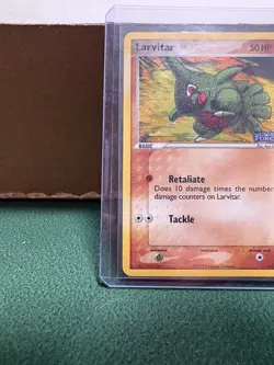 Pokemon TCG: EX Unseen Forces Larvitar #61/115 Reverse Stamped Holo, MP/LP - Image 5