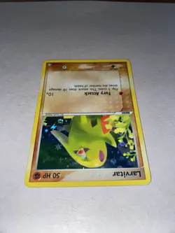 Pokemon EX Team Rocket Returns Holo Larvitar 62/109 Played Light Scratches - Image 3