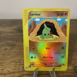 Larvitar 116/165 Reverse Holo Expedition Pokemon Card - Image 1