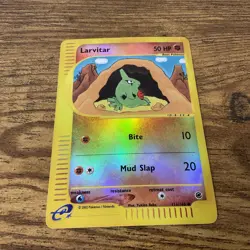 Larvitar 116/165 Reverse Holo Expedition Pokemon Card - Image 3