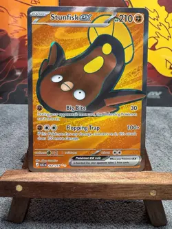 Stunfisk ex 252/217 Ultra Rare Ascended Heroes Pokemon TCG NM - Image 1