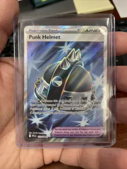 Pokemon Punk Helmet 121/094 Phantasmal Flames Full Art Ultra Rare NM - Image 1
