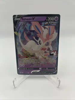 074/203 Sylveon V Prize Pack Series 1 Stamped Play Pokemon TCG Evolving Skies - Image 1