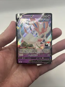 074/203 Sylveon V Prize Pack Series 1 Stamped Play Pokemon TCG Evolving Skies - Image 4
