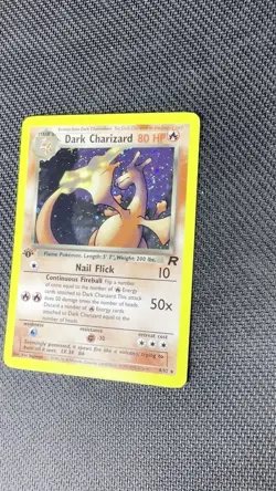 Dark Charizard 1st Edition Pokemon Team Rocket - 4 - HALO - wotc - 2000 - Image 2