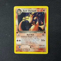 Dark Charizard 1st Edition Pokemon Team Rocket - 4 - HALO - wotc - 2000 - Image 3