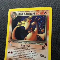 Dark Charizard 1st Edition Pokemon Team Rocket - 4 - HALO - wotc - 2000 - Image 5