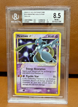 Pokemon - BGS 8.5 - Mewtwo Gold Star 103/110 - Ex Holon Phantoms - Image 1