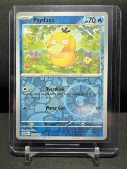 Psyduck 054/165 Reverse Holo Pokemon 2023 Scarlet Violet 151 NM English - Image 1