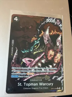 One Piece TCG St Topman Warcury R Alt Art OP13-089 English Carrying On His Will - Image 1