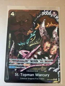 One Piece TCG St Topman Warcury R Alt Art OP13-089 English Carrying On His Will - Image 2
