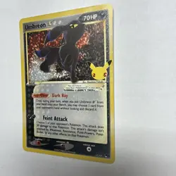 2021 Pokemon SWSH Celebrations Umbreon Classic Collection #17/17 Card - Image 3