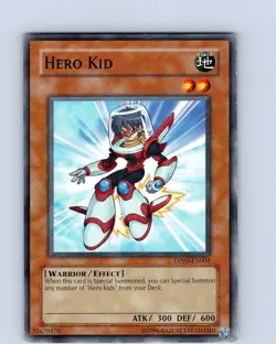 Yu-Gi-Oh TCG Hero Kid DP03-EN004 Unlimited Regular Common Card Played LP - Image 1