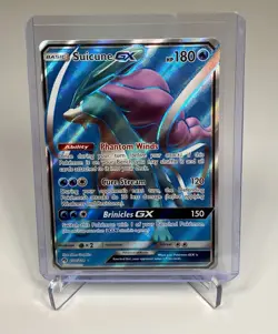 Pokemon Suicune GX (Full Art) 200/214 Sm-Lost Thunder Holo Card LP - Image 1