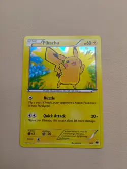 Pikachu 5/12 2013 McDonald's Collection Pokemon Card TCG Vintage - Image 1