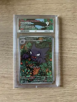 Pokemon TCG Haunter Card - MEP 027 - English - Black Star Promo - ACE Grade 9 - Image 1