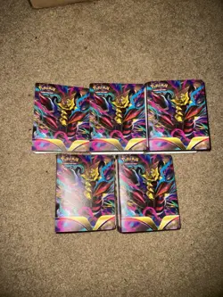 Pokemon TCG Mini Portfolio Binder - Lost Origin - NO CARDS - Holds 60 - Lot of 5 - Image 1