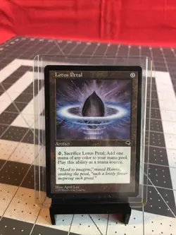 Vintage 1997 MTG Tempest Lotus Petal Card Near Mint - Image 3