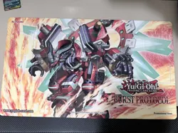 Burst Protocol Yugioh Playmat Exclusive OTS Tournament Promo + Field Center Card - Image 1