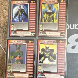 Dragon Ball Z TCG 4 Card Lot Cell the Master Perfect Stage 2,3,4,5 - Image 1