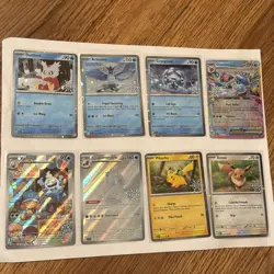 Pokemon 2025 Holiday Calendar Promos - COMPLETE SET OF 8 Stamped Cards - Image 1