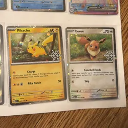 Pokemon 2025 Holiday Calendar Promos - COMPLETE SET OF 8 Stamped Cards - Image 5