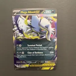Pokemon TCG Mega Evolutions Mega Absol EX 86/132 Pokemon Card (NM) - Image 1