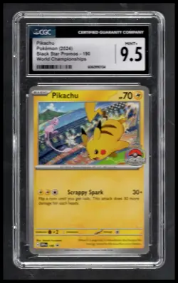 SV: Scarlet & Violet Promo Cards #190 Pikachu CGC 9.5 - Image 1