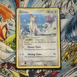 Pokemon Persian EX FireRed & LeafGreen 44/112 80 HP Stage 1 Holo Trading Card - Image 1