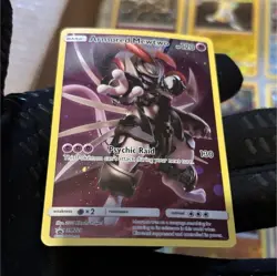 Pokemon Armored Mewtwo Holo SM228 Basic Psychic 2019 English TCG Card - Image 1
