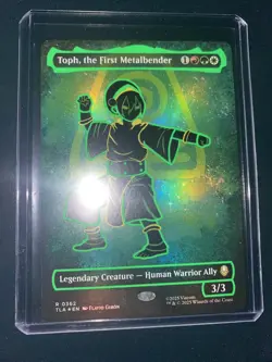 🔮 MTG: Avatar The Last Airbender. Neon Toph, The First Metalbender ULTRA RARE - Image 1